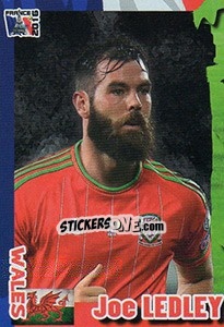 Sticker Joe Ledley - Evropsko Fudbalsko Prvenstvo 2016 n. 126 - G.T.P.R School Shop