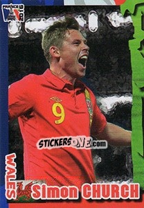 Sticker Simon Church - Evropsko Fudbalsko Prvenstvo 2016 - G.T.P.R School Shop