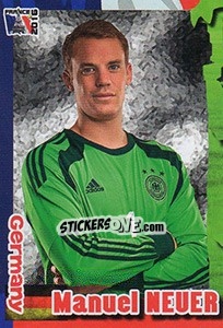 Sticker Manuel Neuer - Evropsko Fudbalsko Prvenstvo 2016 n. 132 - G.T.P.R School Shop