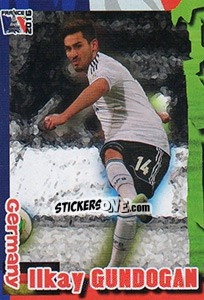 Sticker Ilkay Gundogan - Evropsko Fudbalsko Prvenstvo 2016 n. 135 - G.T.P.R School Shop