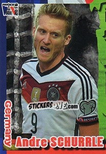 Sticker Andre Schurrle - Evropsko Fudbalsko Prvenstvo 2016 n. 137 - G.T.P.R School Shop