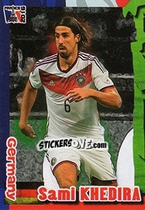 Sticker Sami Khedira - Evropsko Fudbalsko Prvenstvo 2016 n. 141 - G.T.P.R School Shop