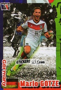 Sticker Mario Gotze - Evropsko Fudbalsko Prvenstvo 2016 n. 142 - G.T.P.R School Shop