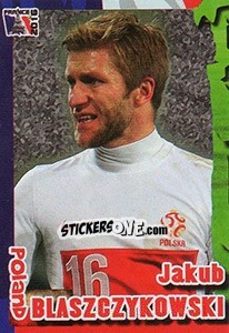 Sticker Jakub Blaszczykowski - Evropsko Fudbalsko Prvenstvo 2016 - G.T.P.R School Shop