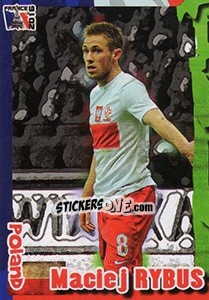Sticker Maciej Rybus - Evropsko Fudbalsko Prvenstvo 2016 n. 153 - G.T.P.R School Shop