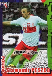 Sticker Slawomir Peszko - Evropsko Fudbalsko Prvenstvo 2016 - G.T.P.R School Shop