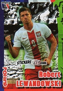 Sticker Robert Lewandowski - Evropsko Fudbalsko Prvenstvo 2016 n. 159 - G.T.P.R School Shop