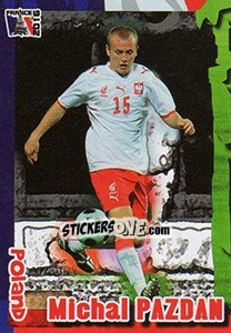 Sticker Michal Pazdan - Evropsko Fudbalsko Prvenstvo 2016 n. 160 - G.T.P.R School Shop