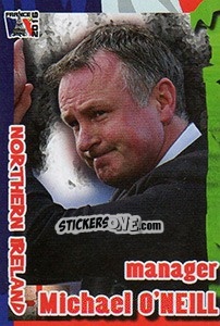 Sticker Michael O'Neill - Evropsko Fudbalsko Prvenstvo 2016 n. 161 - G.T.P.R School Shop