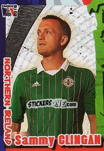 Sticker Sammy Clingan - Evropsko Fudbalsko Prvenstvo 2016 n. 163 - G.T.P.R School Shop