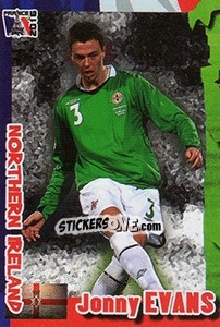 Sticker Jonny Evans - Evropsko Fudbalsko Prvenstvo 2016 n. 165 - G.T.P.R School Shop