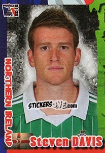 Sticker Steven Davis - Evropsko Fudbalsko Prvenstvo 2016 n. 168 - G.T.P.R School Shop