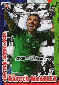 Sticker Gareth McAuley - Evropsko Fudbalsko Prvenstvo 2016 n. 169 - G.T.P.R School Shop