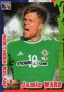 Sticker Jamie Ward - Evropsko Fudbalsko Prvenstvo 2016 n. 173 - G.T.P.R School Shop