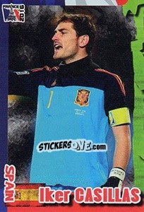 Sticker Iker Casillas - Evropsko Fudbalsko Prvenstvo 2016 n. 192 - G.T.P.R School Shop