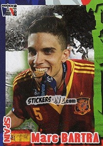 Sticker Marc Bartra - Evropsko Fudbalsko Prvenstvo 2016 n. 198 - G.T.P.R School Shop