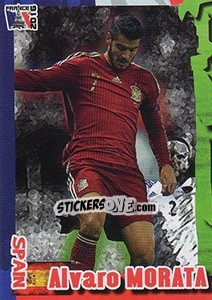Sticker Alvaro Morata - Evropsko Fudbalsko Prvenstvo 2016 n. 201 - G.T.P.R School Shop