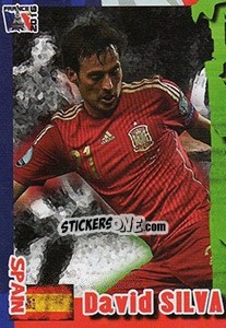 Sticker David Silva - Evropsko Fudbalsko Prvenstvo 2016 n. 203 - G.T.P.R School Shop