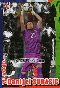 Sticker Danijel Subasic - Evropsko Fudbalsko Prvenstvo 2016 n. 207 - G.T.P.R School Shop