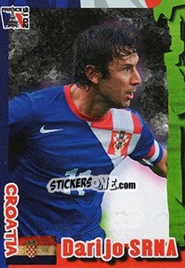 Sticker Darijo Srna - Evropsko Fudbalsko Prvenstvo 2016 n. 208 - G.T.P.R School Shop