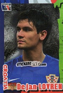 Sticker Dejan Lovren - Evropsko Fudbalsko Prvenstvo 2016 n. 209 - G.T.P.R School Shop