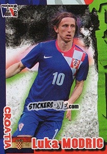 Sticker Luka Modric - Evropsko Fudbalsko Prvenstvo 2016 n. 216 - G.T.P.R School Shop