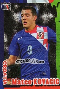 Sticker Mateo Kovacic - Evropsko Fudbalsko Prvenstvo 2016 - G.T.P.R School Shop