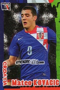 Sticker Mateo Kovacic - Evropsko Fudbalsko Prvenstvo 2016 n. 220 - G.T.P.R School Shop