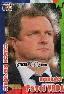 Sticker Pavel Vrba - Evropsko Fudbalsko Prvenstvo 2016 n. 221 - G.T.P.R School Shop