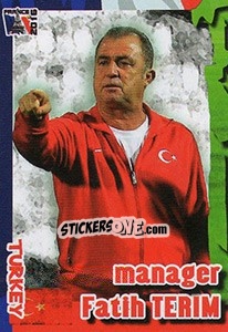 Sticker Fatih Terim - Evropsko Fudbalsko Prvenstvo 2016 - G.T.P.R School Shop