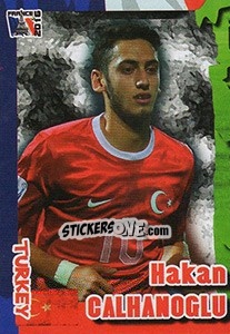 Sticker Hakan Calhanoglu - Evropsko Fudbalsko Prvenstvo 2016 n. 243 - G.T.P.R School Shop