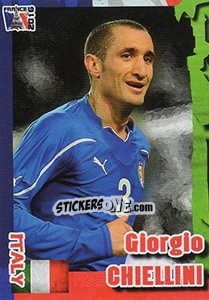 Sticker Giorgio Chiellini - Evropsko Fudbalsko Prvenstvo 2016 n. 253 - G.T.P.R School Shop
