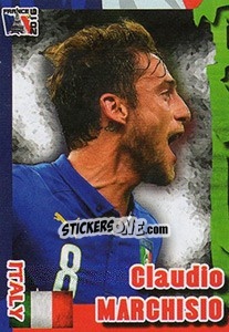Sticker Claudio Marchisio - Evropsko Fudbalsko Prvenstvo 2016 - G.T.P.R School Shop