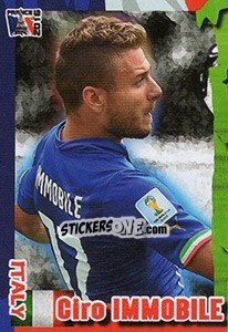 Sticker Ciro Immobile - Evropsko Fudbalsko Prvenstvo 2016 n. 263 - G.T.P.R School Shop