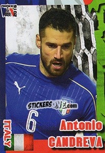 Sticker Antonio Candreva - Evropsko Fudbalsko Prvenstvo 2016 - G.T.P.R School Shop