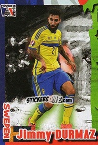 Sticker Jimmy Durmaz - Evropsko Fudbalsko Prvenstvo 2016 n. 270 - G.T.P.R School Shop