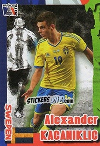 Sticker Alexander Kacaniklic - Evropsko Fudbalsko Prvenstvo 2016 - G.T.P.R School Shop