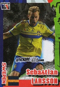 Sticker Sebastian Larsson - Evropsko Fudbalsko Prvenstvo 2016 n. 275 - G.T.P.R School Shop