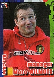 Sticker Marc Wilmots - Evropsko Fudbalsko Prvenstvo 2016 n. 281 - G.T.P.R School Shop