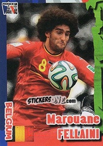 Sticker Marouane Fellaini - Evropsko Fudbalsko Prvenstvo 2016 n. 286 - G.T.P.R School Shop