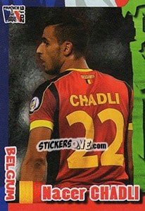 Sticker Nacer Chadli - Evropsko Fudbalsko Prvenstvo 2016 n. 291 - G.T.P.R School Shop