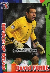 Sticker David Forde - Evropsko Fudbalsko Prvenstvo 2016 n. 297 - G.T.P.R School Shop