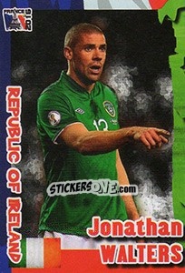 Sticker Jon Walters - Evropsko Fudbalsko Prvenstvo 2016 - G.T.P.R School Shop