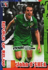 Sticker John O'Shea - Evropsko Fudbalsko Prvenstvo 2016 n. 300 - G.T.P.R School Shop