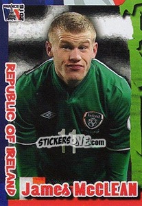 Sticker James McClean - Evropsko Fudbalsko Prvenstvo 2016 n. 302 - G.T.P.R School Shop