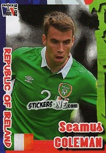 Sticker Seamus Coleman - Evropsko Fudbalsko Prvenstvo 2016 n. 303 - G.T.P.R School Shop