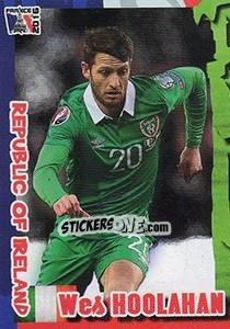Sticker Wes Hoolahan - Evropsko Fudbalsko Prvenstvo 2016 n. 305 - G.T.P.R School Shop