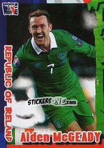 Sticker Aiden McGeady - Evropsko Fudbalsko Prvenstvo 2016 - G.T.P.R School Shop