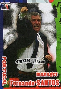 Sticker Fernando Santos - Evropsko Fudbalsko Prvenstvo 2016 - G.T.P.R School Shop