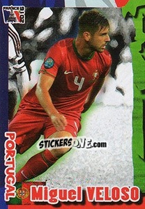 Sticker Miguel Veloso - Evropsko Fudbalsko Prvenstvo 2016 n. 313 - G.T.P.R School Shop